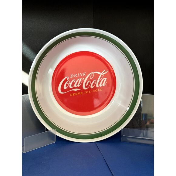 Vintage Coca-Cola (2) Serving Platter Trays & (4) Serving Bowls (plastic) - Picture 4 of 16